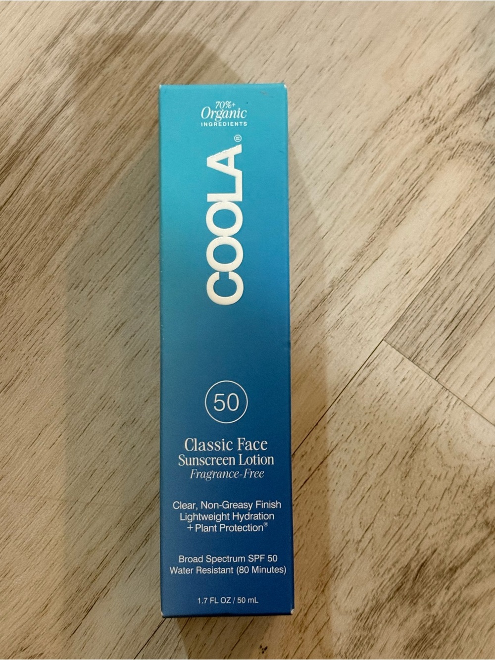 COOLA Classic Face Sunscreen Lotion SPF 50 — NIB
